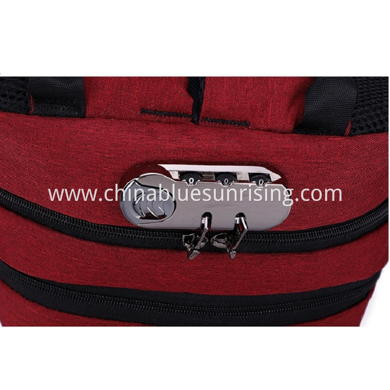 Safe zipper backpack